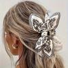 Vintage Hair Claw Clips 1pc/ 8pcs Vintage Bow Hair Claw Clip Nonslip Hair Jaw Clip Strong Hold Hair Claw Clips Boho Styling Hair Accessories for Women
