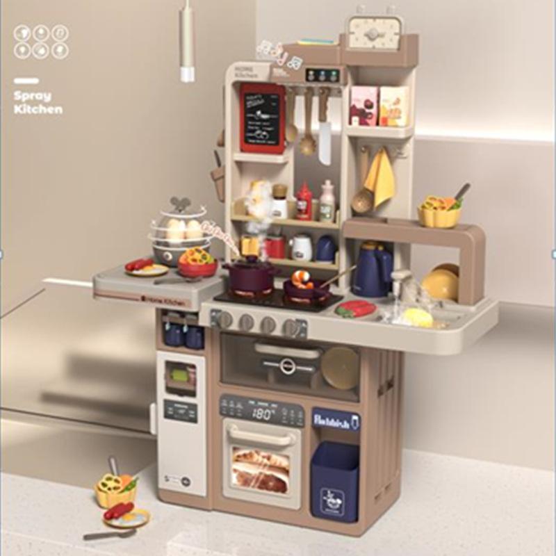 

Игровой домик детский свет музыка 93 см паровой выход распылитель воды кухонная утварь столовый набор игрушки