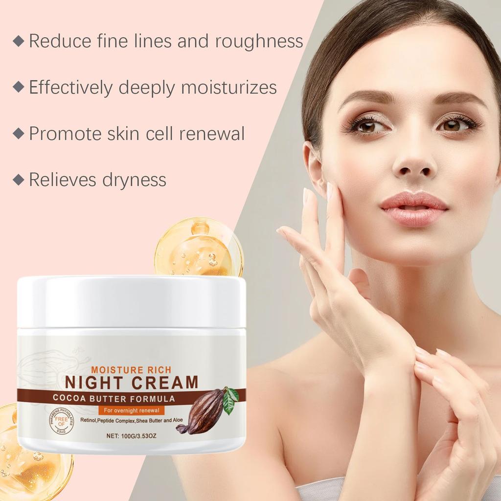 Retinol Hydrating Night Cream Hydrating And Brightening Moisturizing Facial Skin Daily Moisturizing Care Cream