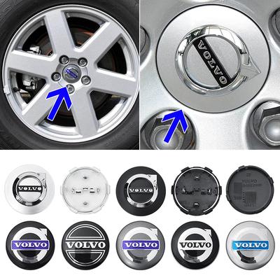 56/60/64mm Car Wheel Center Cap Hub Cover Badge Emblem Sticker For Volvo S40 S60 S80L XC60 XC90 V40 V60 V50 V90 Accessorie
