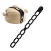 Pot Lid Fixing Strap Universal Silicone Lid Straps Reusable Splash-Proof Lid Latch Strap Heat-Resistant Elastic Band Tableware