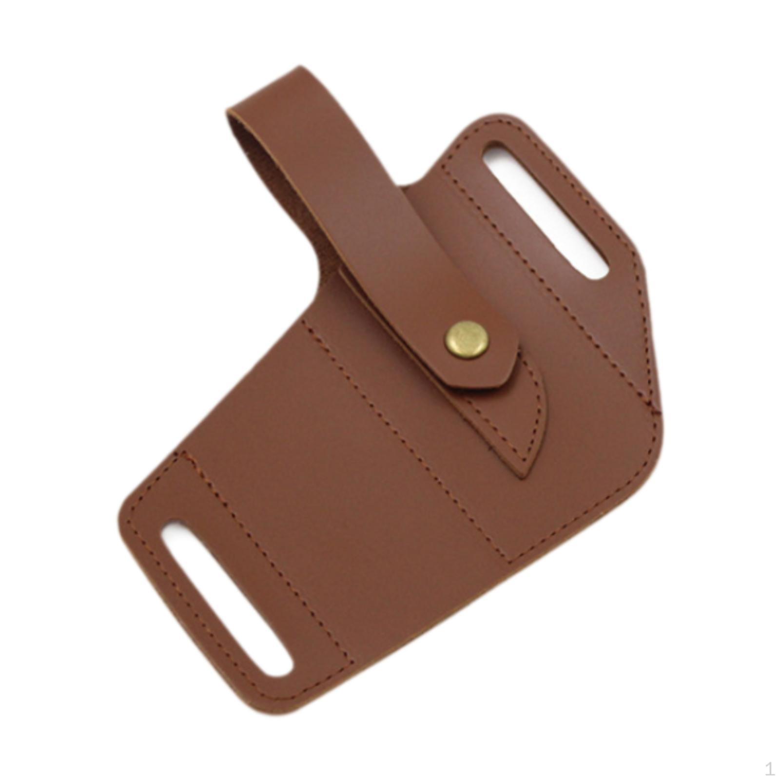 

Кожаный пояс для инструментов для разнорабочего коричневый