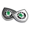 AAAAK1 1 Stück 3D Metall Auto Karosserie Fenster Dekoration Aufkleber Abzeichen Auto Styling Für Skoda Octavia 5 7 Rapid Fabia A7 Superb KAMIQ Roomster
