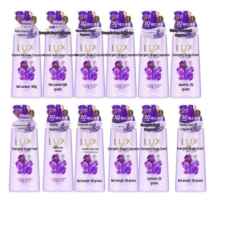 lux Foaming Refreshing Grape Scent Shower Gel