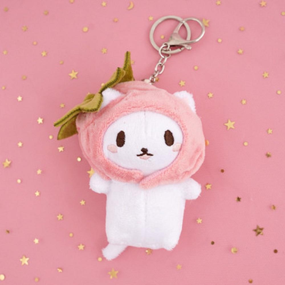 Jewelry Bag Girls Cute Kids Women Key Chains Bag Pendant Cat Plush Keychain Cat Snapper Keyrings