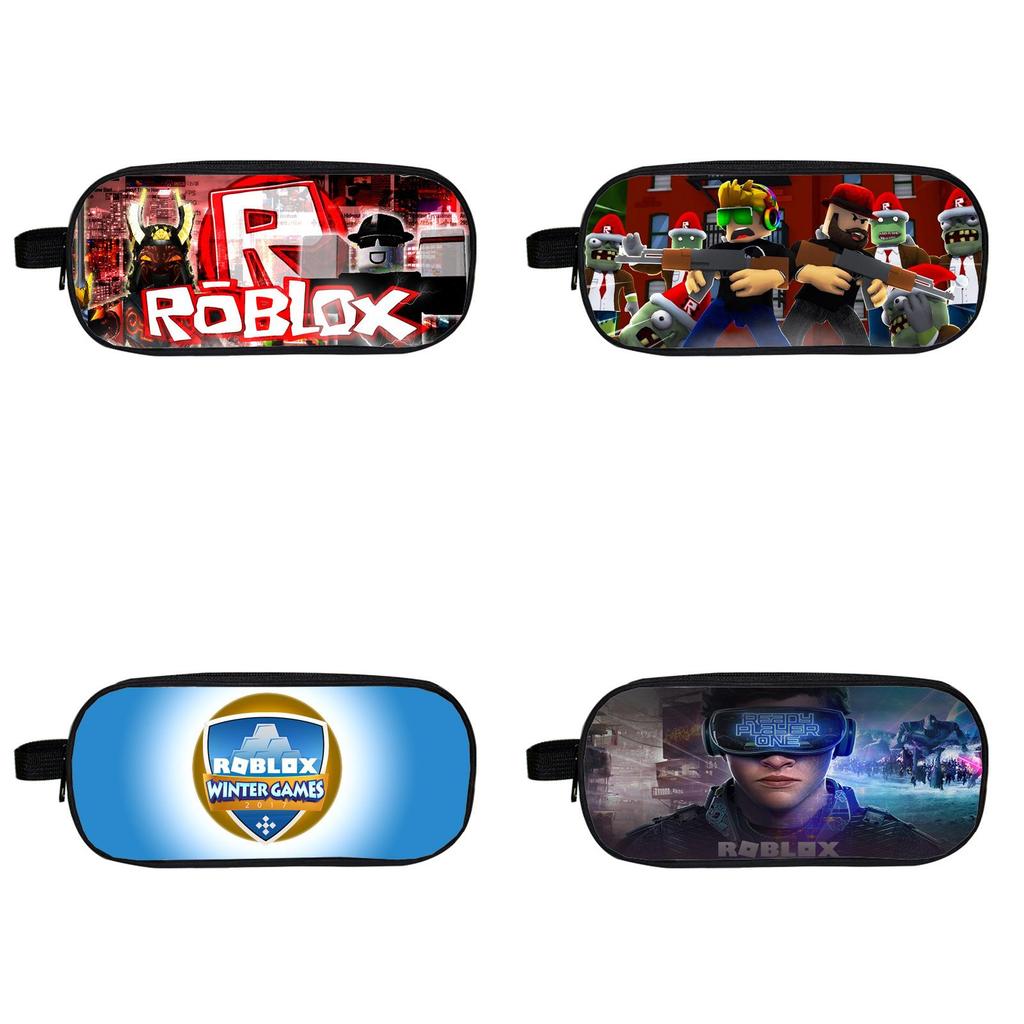 Roblox Cartoon Pencil Case For Boys And Girls With Durable Material**