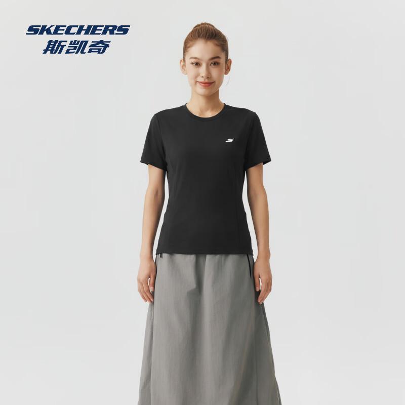 Skechers Women s Knit Short Sleeve T-Shirt P226W207 XXL