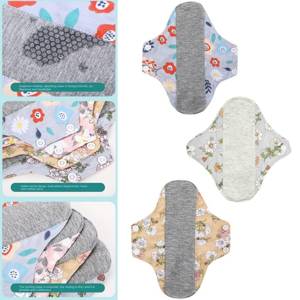 Female Hygiene Monthly Absorbent Menstrual Reusable Sanitary Napkin Durable Washable Panties