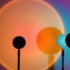 Multicolor Decoration Smart Rainbow Sunset Projector Lamp Light Sunset Lamp Projector With Smart Mobile App