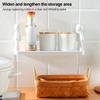 White Color Wall-Mounted Storage Rack Waterproof Design Office Storage Accessories  Home Storage