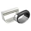 Stainless Steel Garlic Press Manual Grinding Chopper Garlic Ginger Press Multi-function Grinding Slicer Kitchen Gadgets