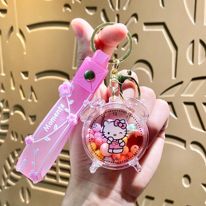 Acrylic Mahjong Sand Keychain - Elegant Car & Bag Pendant Gift