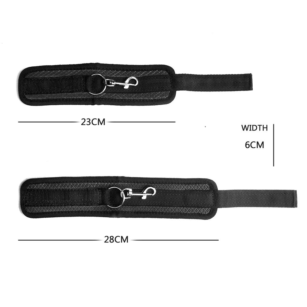 Sex Toys For Couples BDSM Bondage Set Under Bed Restraint Strap Handcuffs & Ankle Cuffs & Eye Mask Adults Games Erotic