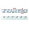Turbo Emblem Car Sticker 3D Metal Turbo Badge Decals for Mercedes Benz C63 E300L Fender Side Car Styling Refitting Sticker QR7