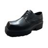 Korean version of teenagers square head small leather shoes men's platform heightening trend versatile casual shoes men's derby shoes wedding shoes