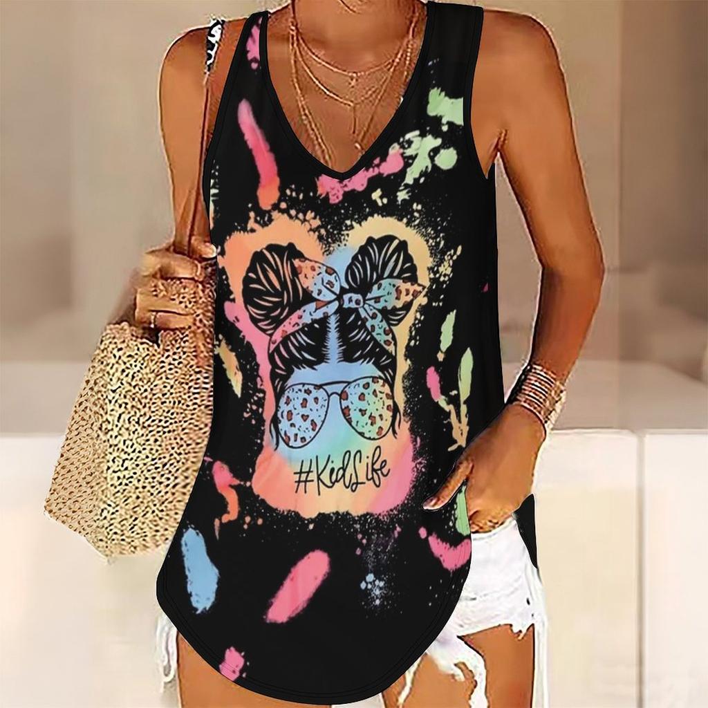 Damskie topy bez rękawów z nadrukiem pantery 3D do treningu, jogi, na siłownię, letnie koszulki sportowe z nadrukiem, w dużych rozmiarach, kamizelki