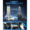 Fit For Ford 2004-2024 F150 2005- F250 F350 F450 Fog Light Bulbs Or DRL, 6000K Cool White 700% Brightness, Real 1:1 Size Plug And Play, Pack Of 2
