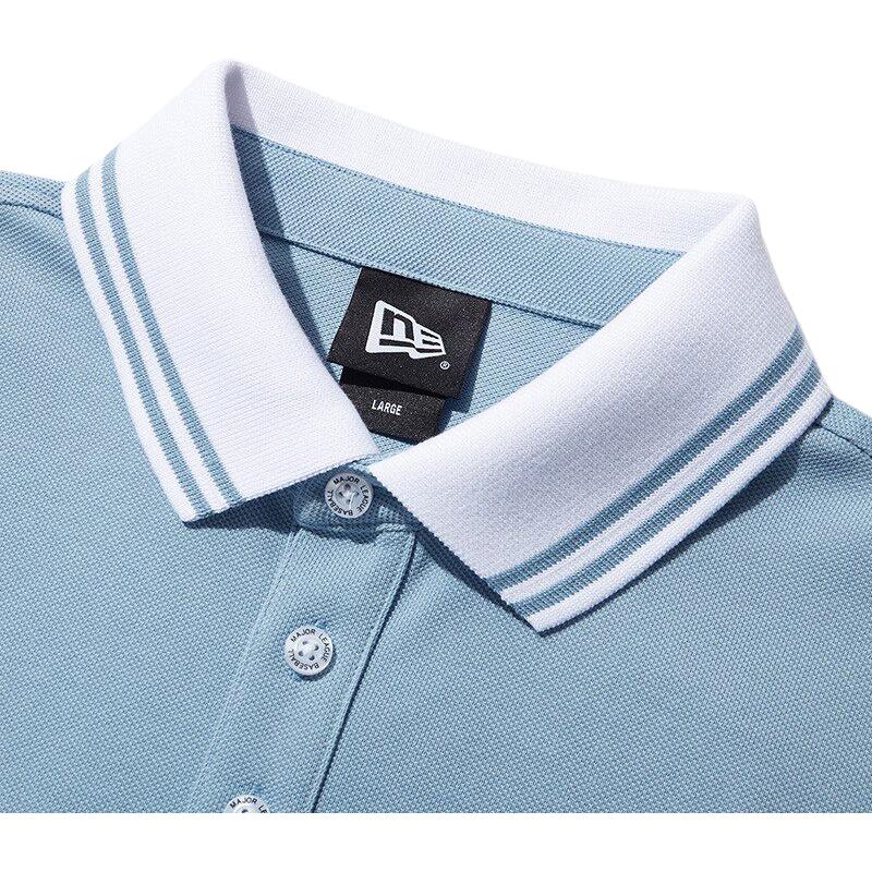 New Era SS22 MLB Striped Logo Embroidered Short Sleeve Polo Shirt Unisex polo shirts 13280340