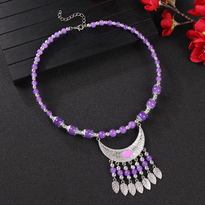 

Детский Взрослый Этнический Стиль Головной Убор Экзотический Стиль Мяо Женский Сокровище Кисточка Аксессуары для Бровей и Волос Тибетский Ретро Воротник Ожерелье