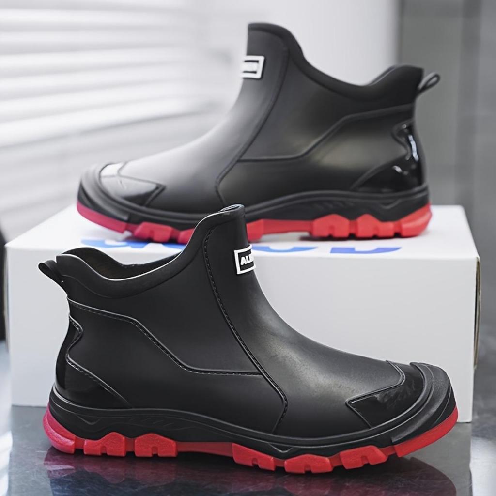Stivali Antiscivolo di Alta Qualità per Tutte le Stagioni - Suola in PVC Antiscivolo Scarpe da Lavoro Unisex, Adatte per Edilizia, Giardinaggio, Escursionismo, Spiaggia - Facili da Indossare