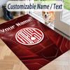 Custom Text Printed Rug Nottingham Forest FC Non Slip Floor Carpet For Home Room Decor