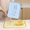 Pastry Tea Tray Household Living Room Dinner Tray Cute High-End Exquisite Cup Plastic Rectangular Tray Commercial Fruit Tray