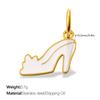 Fun Color Oil Drop Pendant Collection Fashion Love High Heels Crown Shape Jewelry Accessories