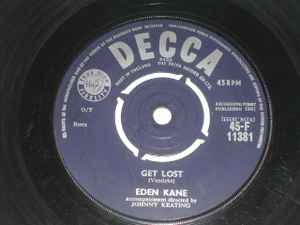 

7inch Record EDEN KANE - Get Lost 45F11381 Decca 1961 UK Rock Used