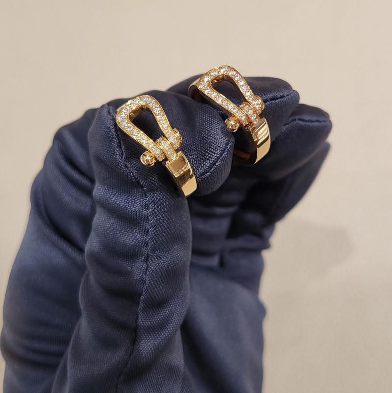 Anillo con Hebilla de Herradura Dorada V para Mujer Nicho de Gama Alta Anillo de Pareja Anillo Dedo Índice Joyería para Hombres y Mujeres