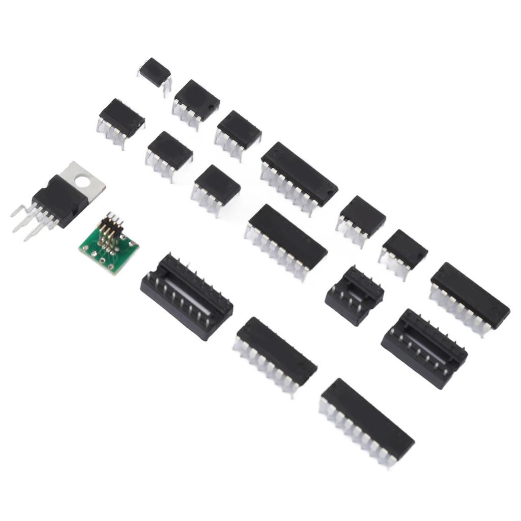 150Pcs XL IC Chip Assortment Kit for Opamp Oscillator Dual Operational Amplifier Photoelectric