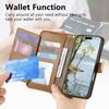 Floral Leather Wallet Case for Motorola Moto E15/G05/G15/G75/G85...Vintage All-in-One Card Holder w/Stand, Magnetic Closure & Wrist Strap
