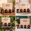 3D DIY Beaded Animal DIY Kit with 4 Cute Highland Cow Handmade Bead Art Kit Beads Making Kit for Beginners and Craft Enthusiasts