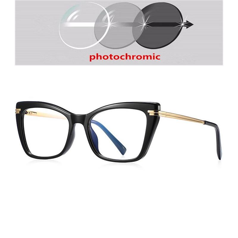 Blue Light Blocking Women Cat Eye Prescription Glasses For The Nearsighted  Student Myopes Lunettes 0 -0.5 -0.75 To -6.0