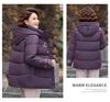 Chinese Mom's Winter Jacket: Thickened Fleece-Lined Coat for Middle-Aged & Elderly Women, 2025 Warm Cotton Outerwear
