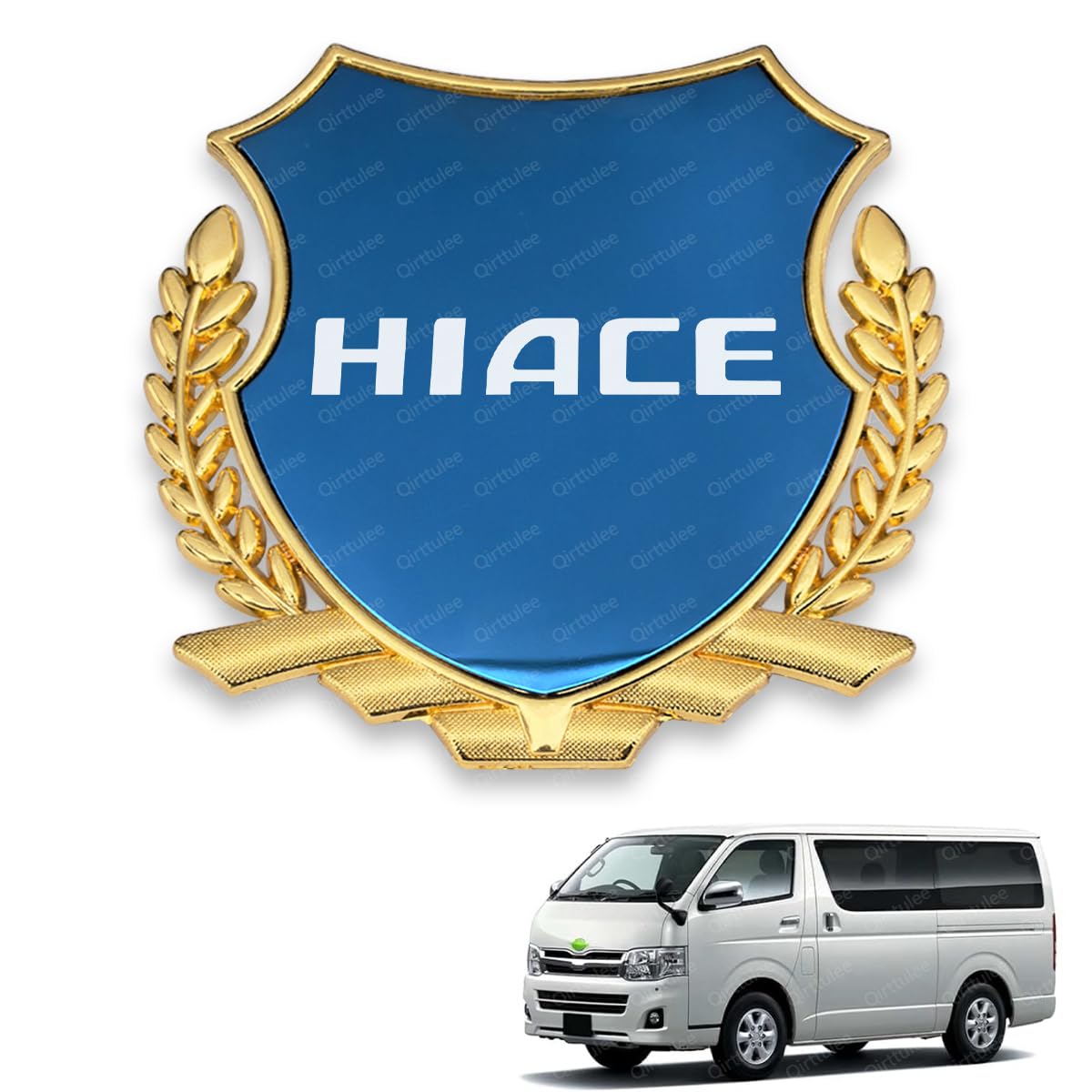 

Hiace Автомобиль Металл Hiace 200 и 8-й Наклейка на автомобиль Логотип автомобиля Декоративная наклейка Эмблема зеркала, Эмблема, Серия, 4-е, 5-е, 6-е, 7-е, Поколение, Наклейка, (синий синий