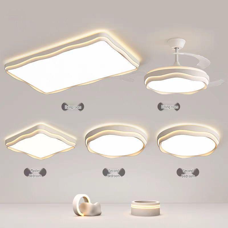 2025 Smart Voice-Controlled Full Spectrum Living Room and Bedroom Ceiling Light Package