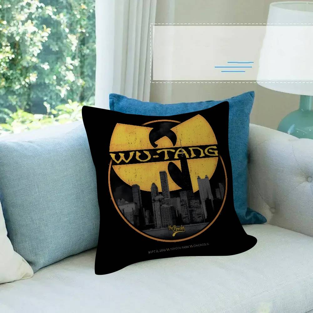 Anime Wu Logo T-Tang Clan Personalized Pillow Cover Kids Bedroom Wild Party Decor Pillowcase Kid Birthday Shower Gift