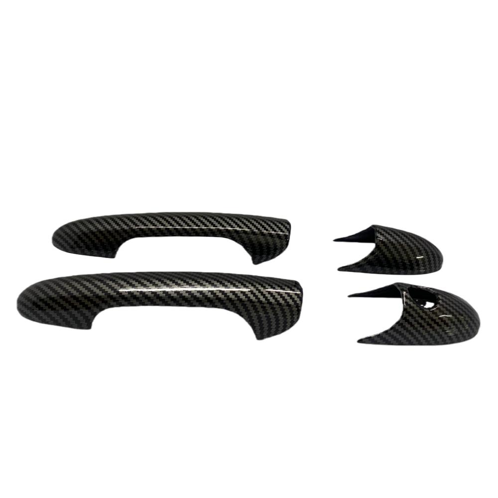 For Fiat 500 2008-2023 Abarth 595 595C 2012-2023 695 2010-2023 Door Handle Cover Car Accessories Stickers Trim Set Add-on