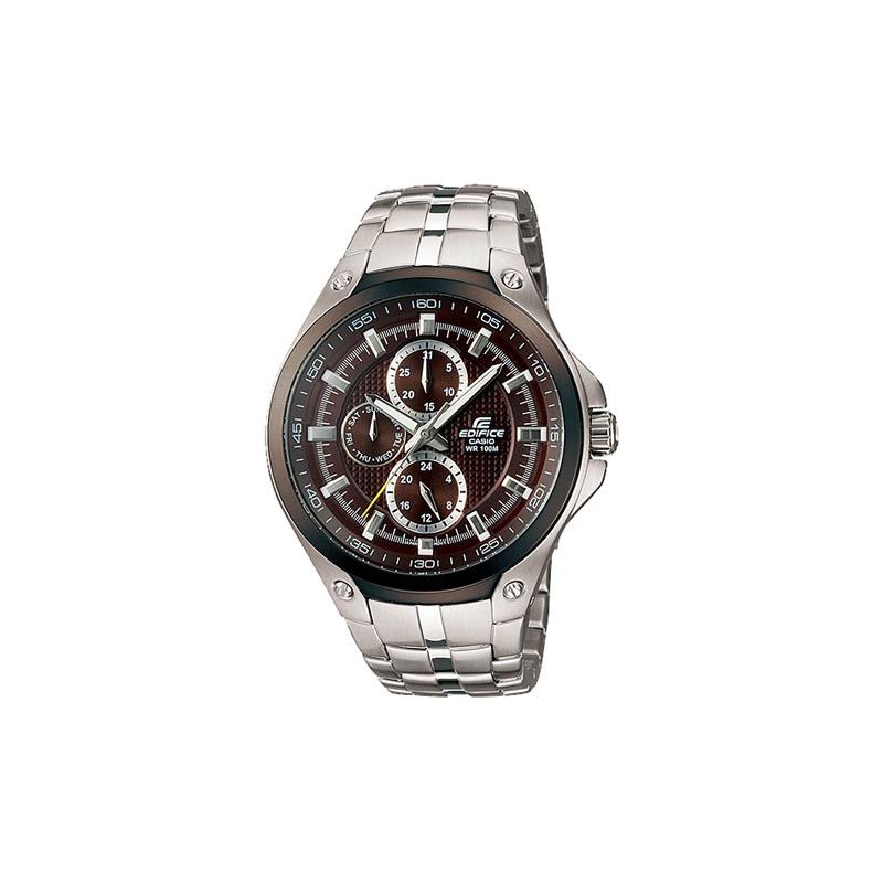 

Casio EDIFICE Series Classic Fashion Black IP Frame Watch Quartz Movement Stainless Steel Strap Japanese and Korean Watch Men s Watch EF-326D-5AV чёрный