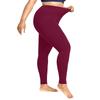 Women Workout Out Pocket Leggings Fitness Plus-size Sports Running Yoga Trousers