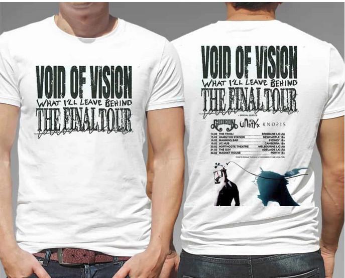 

Void Of Vision What I Will Leave Behind The Final Tour Australia 2025 Shirt XL
