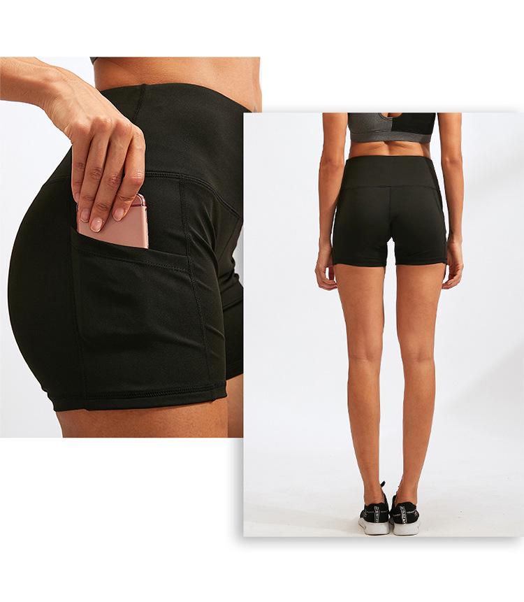 Women's Quick-Dry High-Waisted Yoga Capri Pants with Pockets, Stretchy, Tight-Fit, Ideal for Training and Running