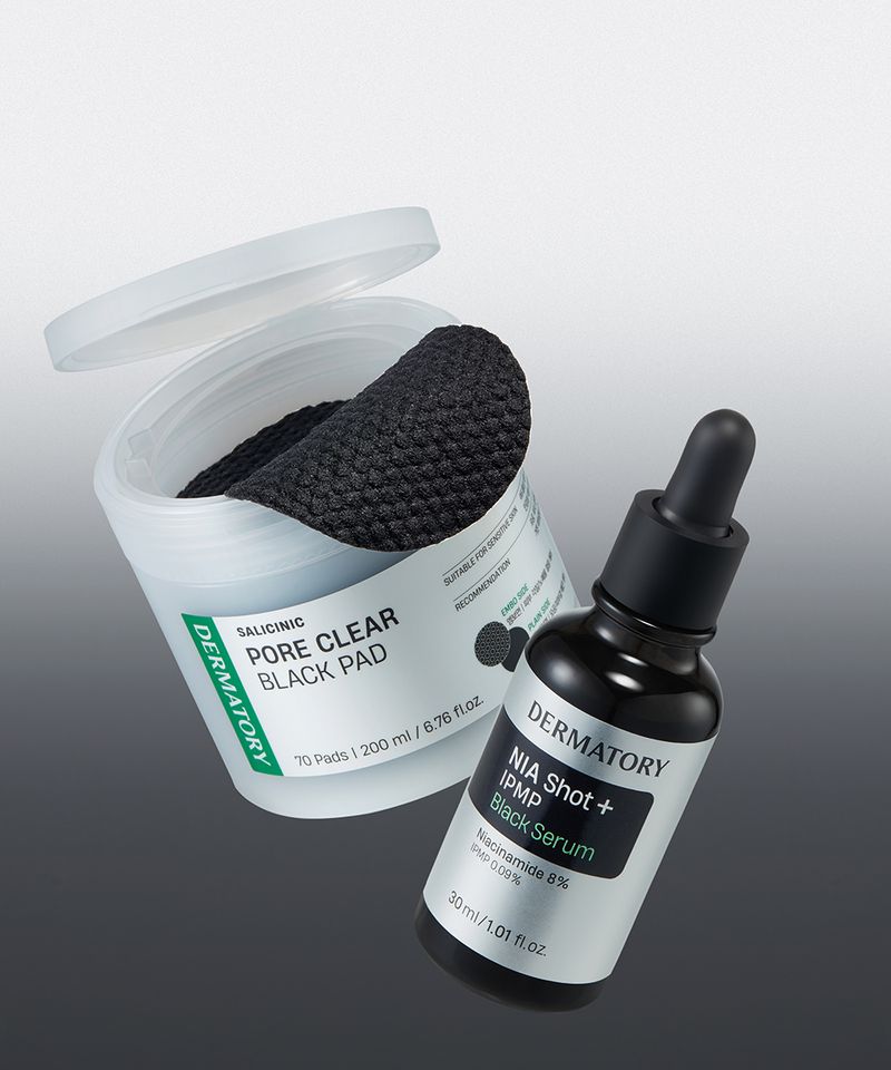 [Toxin PICK] [SET] Trouble Black Serum 30ml + Black Pad 1EA [Gift] Melting Pad (7 sheets)