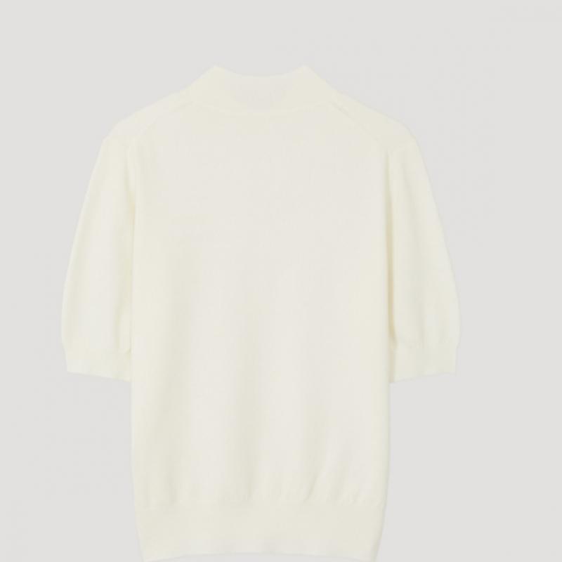  Bluză tricotată cu mânecă jumătate și guler fals She S miSS SSkpop12080 Iv