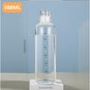 500ml Portable Water Bottle Heat Resistant Sealed Leak Proof Glass Bottle with Time Scale Student Outdoor Exquisite Water Cup
