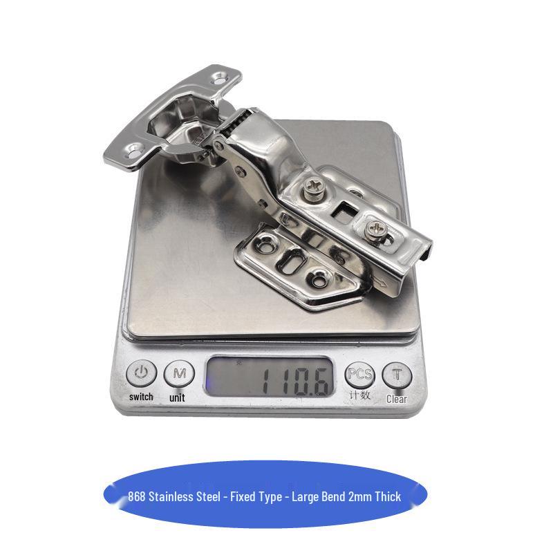304 Stainless Steel Soft Close Hydraulic Cabinet Hinges - Thickened, Two-Stage Force for Furniture
