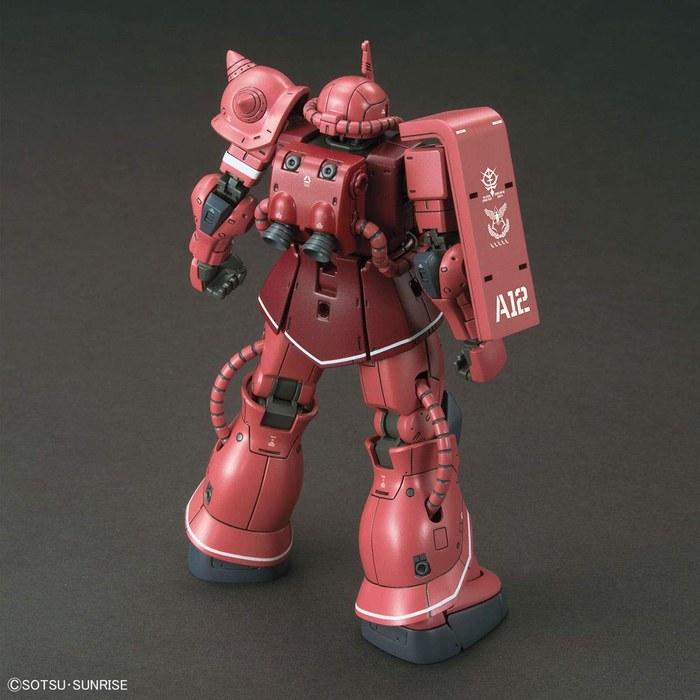 HG Mobile Suit Gundam THE ORIGIN Char's Zaku II Red Comet Ver. 1/144 Scale Color-Coded Plastic Model Multicolor (x1)