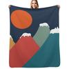 Cat Landscape 10 Throw Blanket Color Fast Cozy Throw Blanket