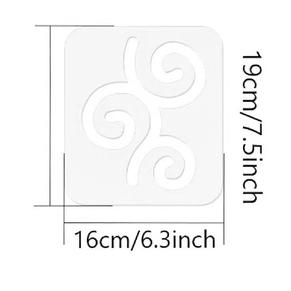 Acrylic Sewing Patchwork Ruler Clothing Design Sewing Tailor Ruler Special-shaped Yardstick Cutting Quilting DIY Drawing