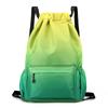 Customizable Logo Drawstring Backpack - Double Strap Gym, Basketball, Football, Fitness, Running, Hiking Bag